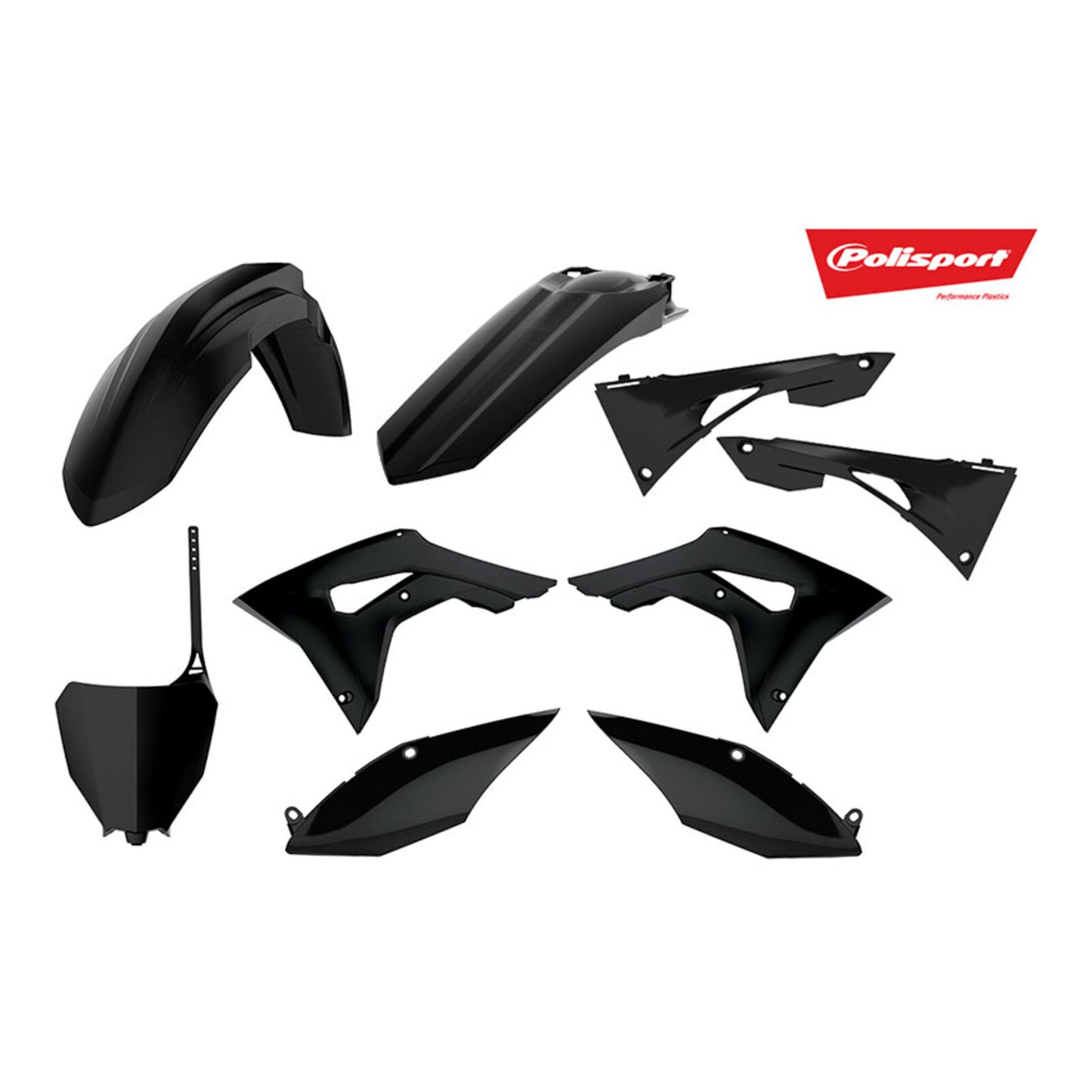 Polisport Kit Honda CRF450R '17-'19 / CRF250R '18- Black