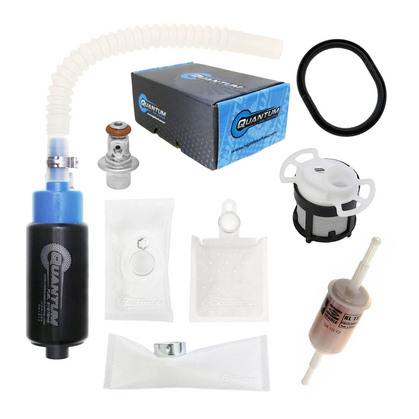 Quantum In-tank EFI Fuel Pump with Regulator, Tank Seal, Filter