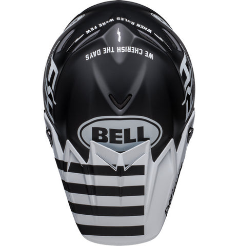 Bell MOTO-9S FLEX Fasthouse Flex Crew Matte Black/White