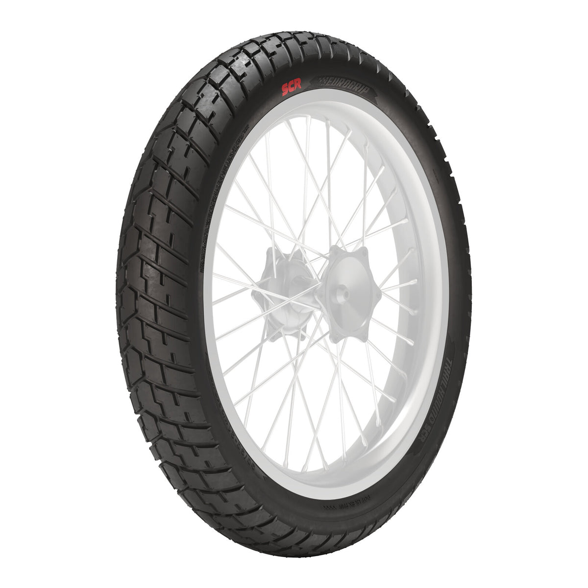 Eurogrip Trailhound SCR 110/70-17 Front Tubeless Radial Tyre (54H Rating)