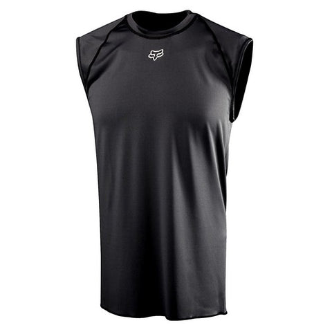 23176-Fox First Layer Sleeveless Jersey Black