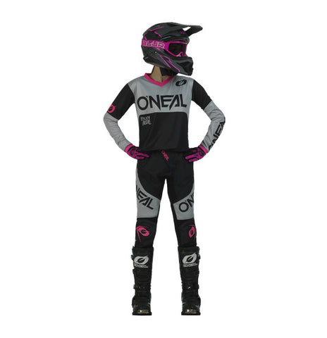 O'Neal Girls ELEMENT Racewear V.23 Jersey - Black/Pink