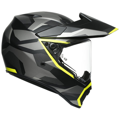 AGV AX9 [SIBERIA MATT BLACK/YELLOW FLURO]