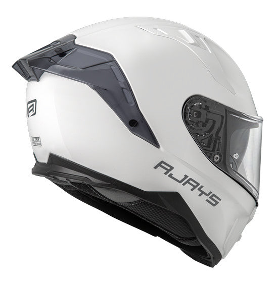 RJAYS DOMINATOR III Helmet - Solid Gloss Wht | Internal Sun-Shield