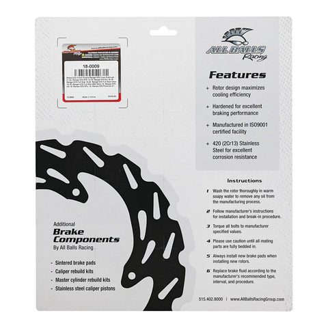 Brake Disc Front 18-0009