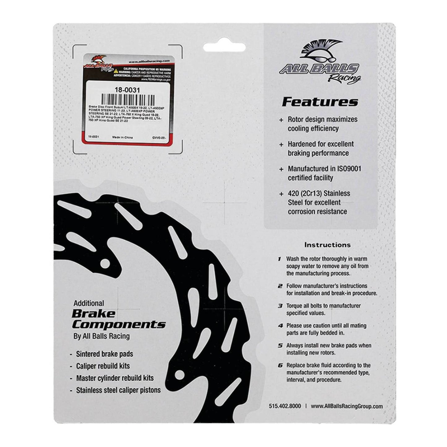 Brake Disc 18-0031