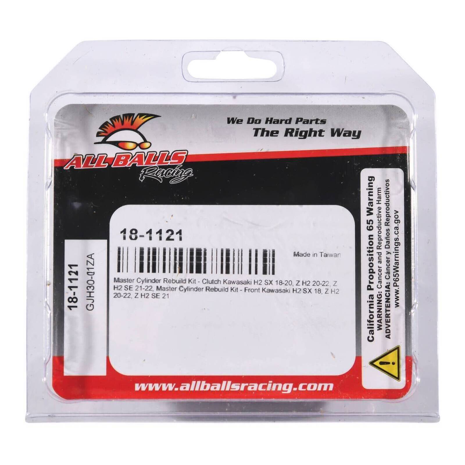 Master Cylinder Rebuild Kit Front 18-1121