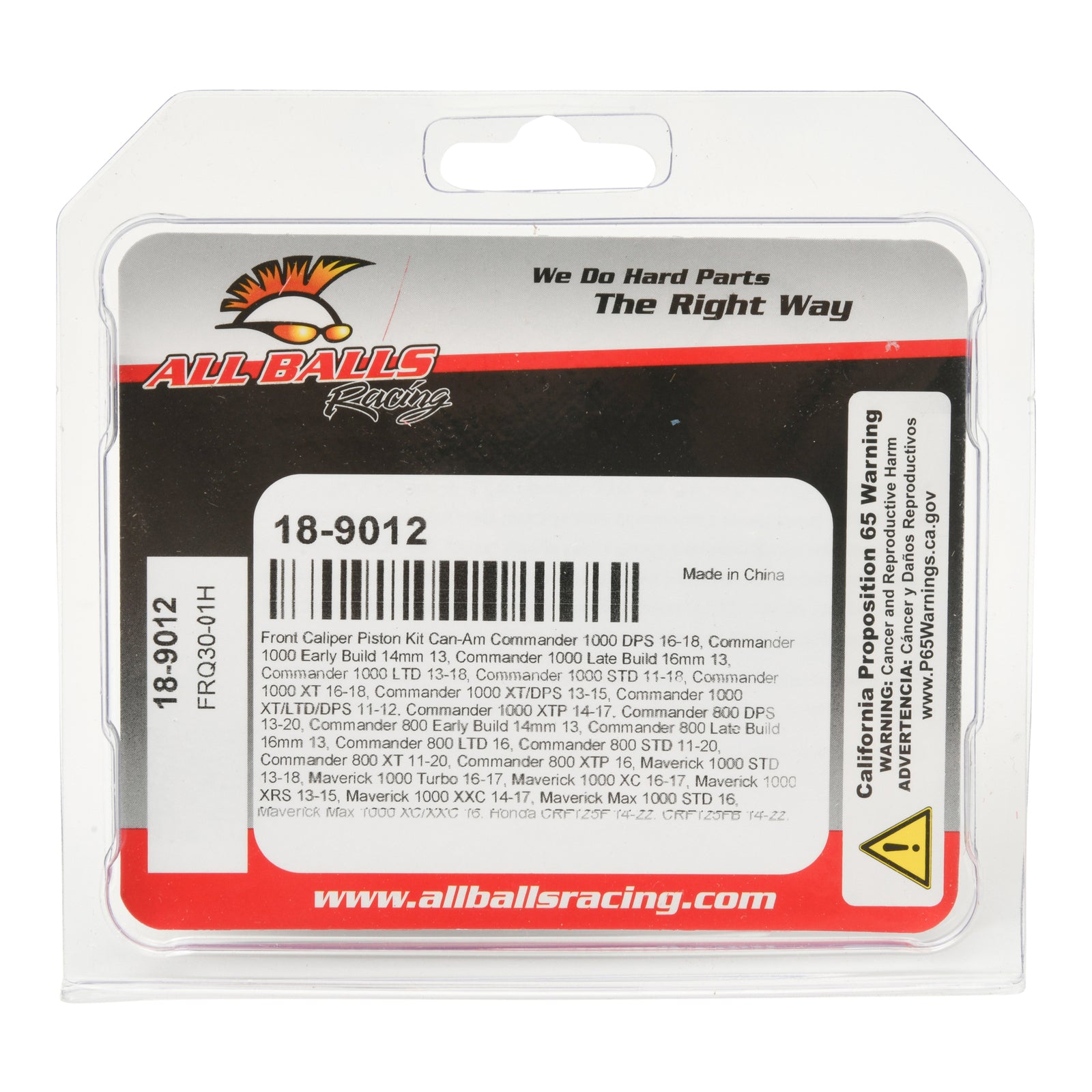 All Balls Racing Calliper Piston Kit (18-9012)