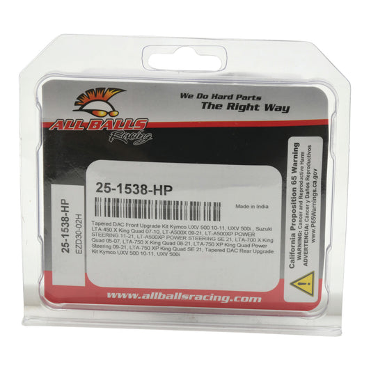 All Balls Racing Wheel Bearing Kit - Tapered DAC Upgrade (25-1538-HP)