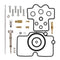 All Balls Racing Carburettor Rebuild Kit (26-1374)
