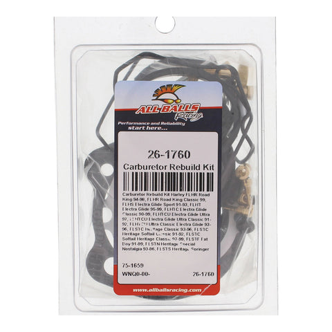 All Balls Racing Carburettor Rebuild Kit (26-1760)