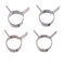 All Balls Racing Fuel Hose Clamp Kit - 10mm Band (4 Pack)