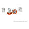 Barkbusters Bar End Plug 14mm/18mm - Orange (Pair)