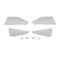 Barkbusters Handguard Sabre Deflector & Plug Set - White