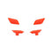 Barkbusters Handguard Sabre Plug Set - Orange