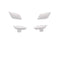 Barkbusters Handguard Sabre Plug Set - White