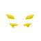 Barkbusters Handguard Sabre Plug Set - Yellow