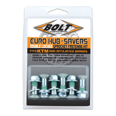 BOLT HUB-SAVERS SPROCKET BOLTS/NUTS -EURO 2008-HS.EU