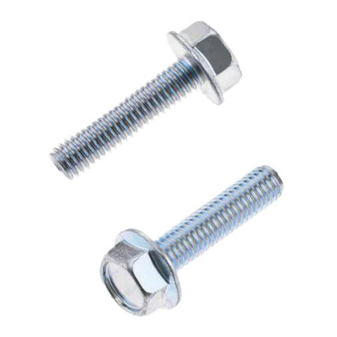 Bolt 6x25mm Hex (10mm Head) Flange Bolt (Packet of 10)