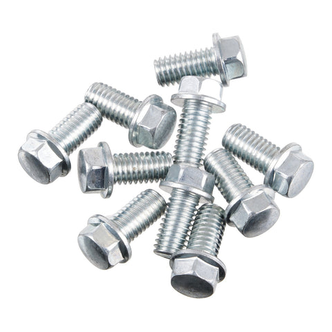 Bolt 8mm M6x12mm Hex Flange Bolt (Packet of 10)