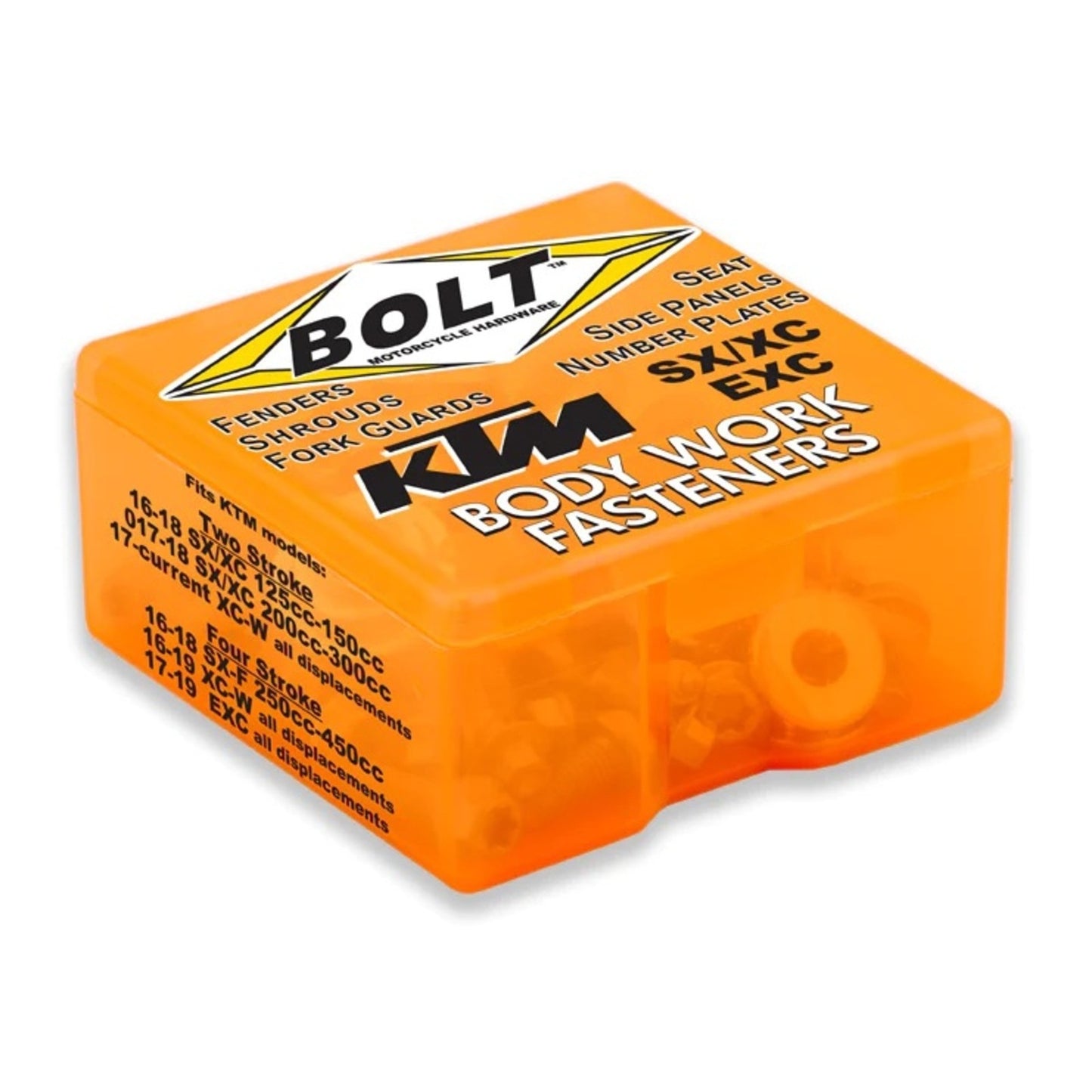 BOLT PLASTICS FASTENER KIT KTM SX/XC 16- / EXC/XC-W 17-