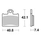 Brembo Prime Sinter Rear Brake Pads 07GR16SD