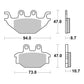 Brembo Prime Sinter Rear Brake Pads 07GR52SD