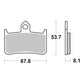 Brembo Prime Sinter Front Brake Pads 07HO28SA
