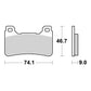 Brembo Xtra Sinter Front Brake Pads 07HO50SR
