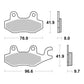 Brembo Prime Sinter Rear Brake Pads 07YA20SP