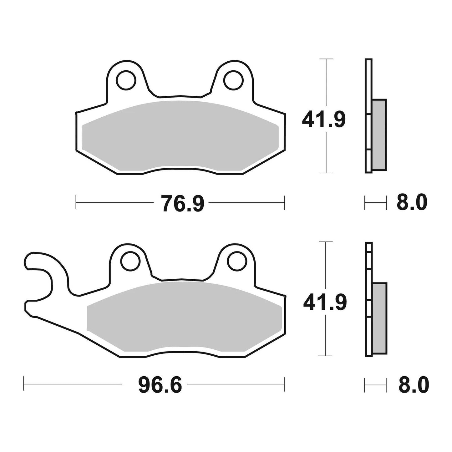 Brembo Prime Sinter Front Brake Pads 07YA21SA