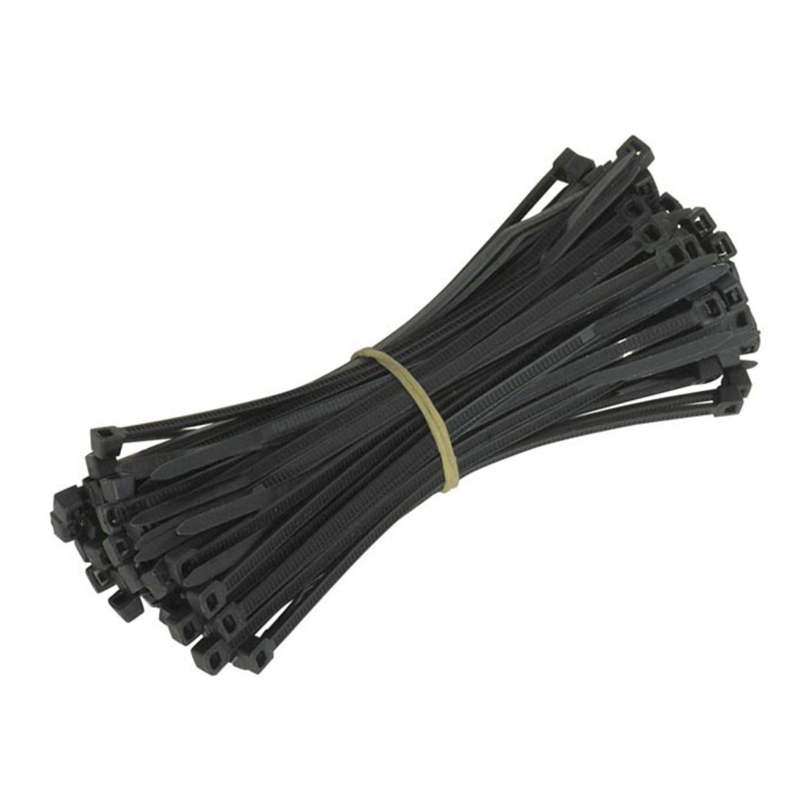 Whites Cable Ties 200 x 3.6mm 100pcs/Bag Black