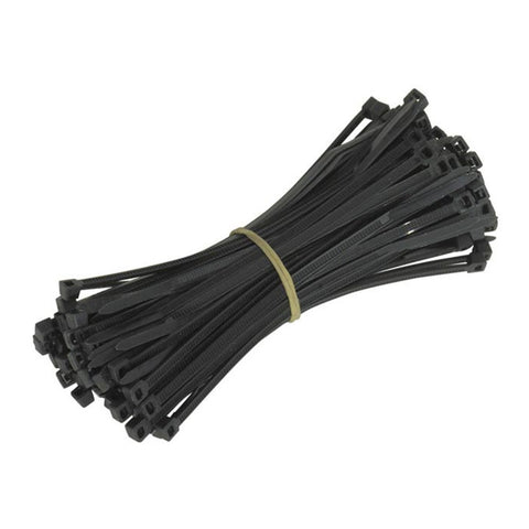 Whites Cable Ties 300 x 4.8mm 100pcs/Bag Black