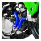 DRC Silicone Radiator Hose Kit - Yamaha YZ250FX / WR250F (2015–2019) - Blue