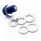 DRC ALUMINUM GASKET WASHER M12 17X12 T=1.5 5PCS