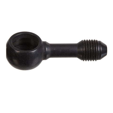 Whites Brake - 11mm (7/16) Banjo - Straight - Steel Black