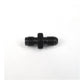 Whites Brake - Male Adaptor 3/8-24TPI-10mmx1.25 - Steel Black