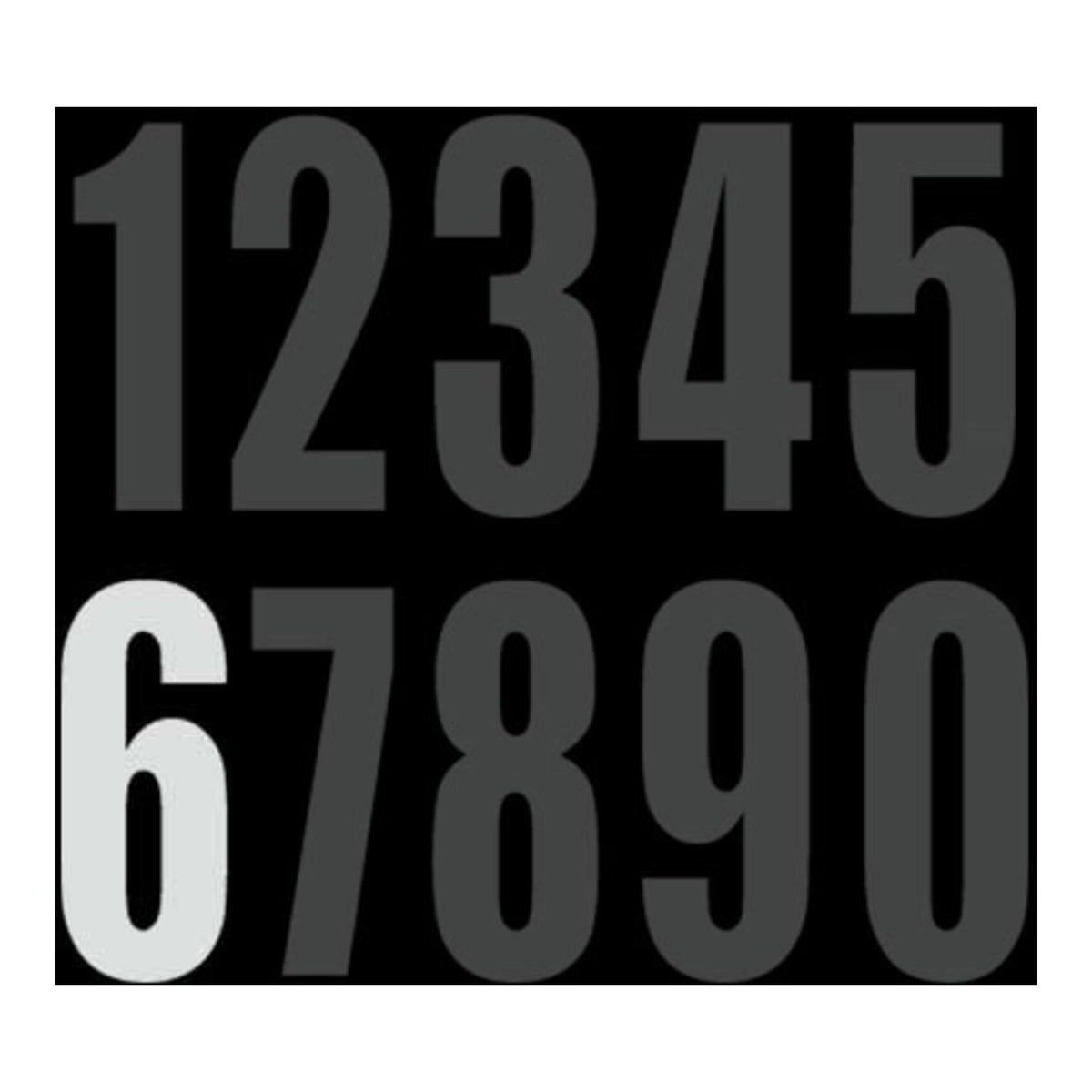 DRC Motion Standard Number MX3 White 6