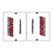 DRC Motion Front Fork Outer Decals - Showa (Clear / Red / Black)