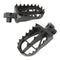 Zeta Wide Foot Pegs CrMo Mid KX65 / 80 / 85 / 100 / KLX140