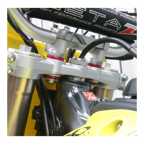 Zeta Rubber Killer - Red 4pcs Kawasaki KX, KX250F '04-, KX450F '11-