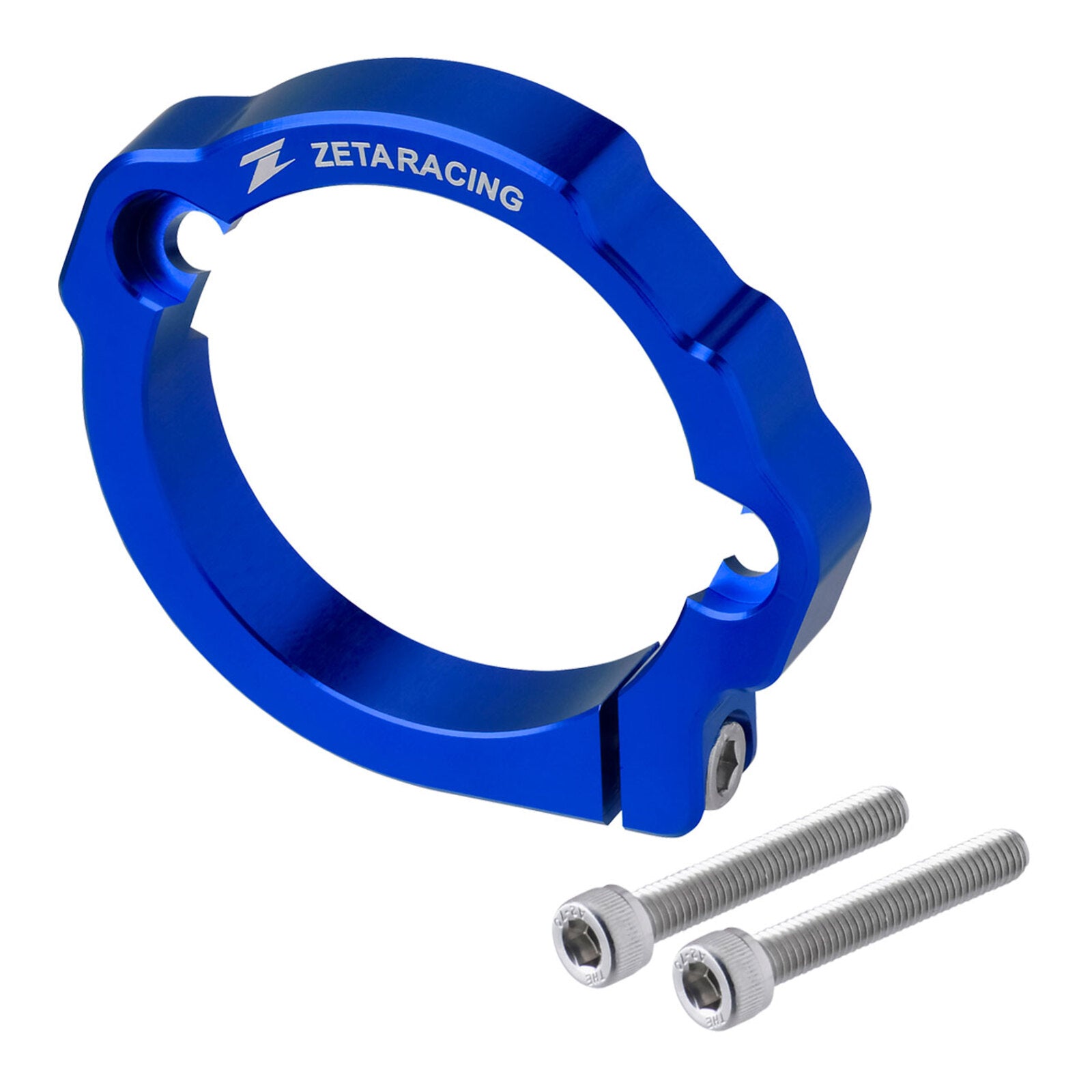 Zeta Exhaust Flange Guard KTM Husqvarna GasGas 2-Stroke - Blue