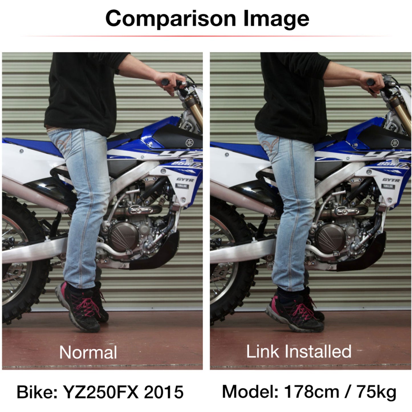 Zeta RSL-LowDown -30mm CRF250R '18-'21, CRF450R '17-'20, CRF450L