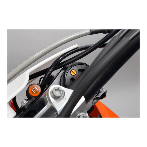 Zeta Front Fork Air Valve Cap Screw WP - Orange 2pcs