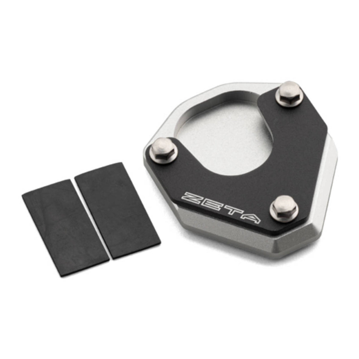 Zeta Side Stand Extender Black/Silver Suzuki DR-Z400S/SM '00-