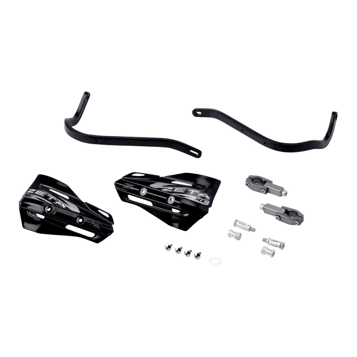 Zeta Armor Handguard XC Kit for 22.2mm Bar - Black / Black