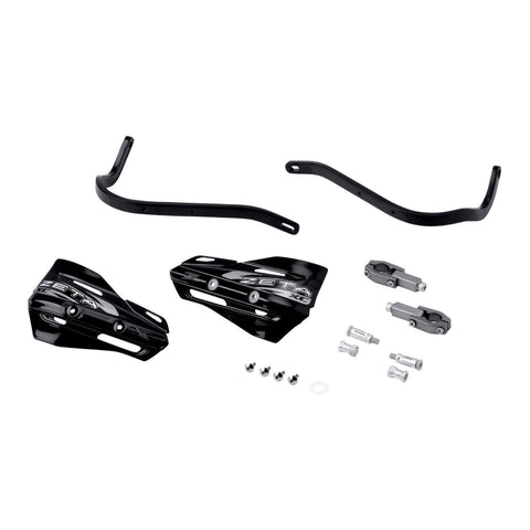 Zeta Armor Handguard XC Kit for 22.2mm Bar - Black / Black