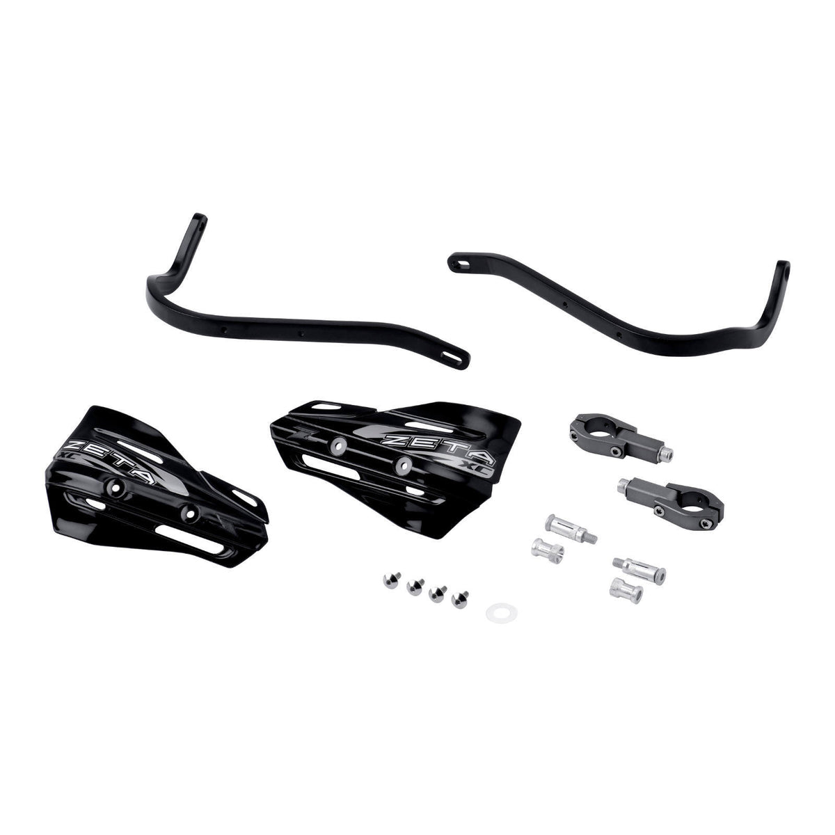 Zeta Armor Handguard XC Kit for 28.6mm Bar - Black / Black