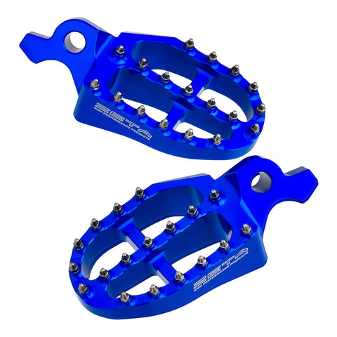 Zeta Aluminium Footpegs YZ '23- Blue
