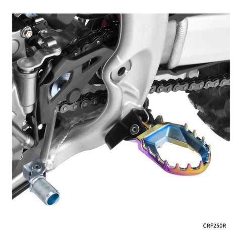 Zeta Max Foot Pegs CRF250R - Oil Slick